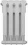 Радиатор Биметалл 500 Royal Thermo BiLiner Bianco Traffico (белый) 4 сек.