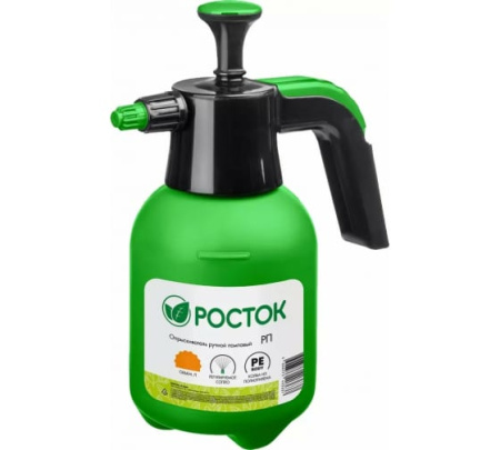 Опрыскиватель ручной 2 л, помповый РП-2 колба из полиэтилена РОСТОК  425075