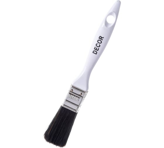 Кисть плоская 25*15мм пластик.ручка  для грунта PROFI 780-025