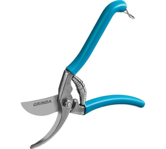 Секатор Р-10 целькованный, плоскостной, 210мм GRINDA Proline 423410