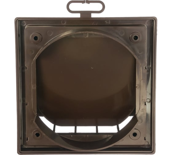 Выход стенной 150х150 D125 с обрат. клап 1515К12,5ФВкор