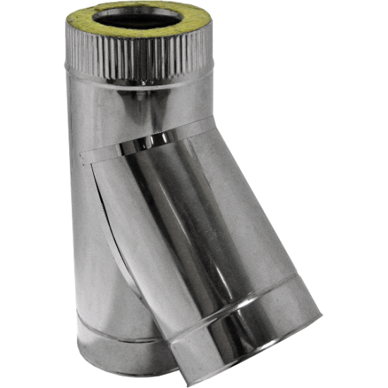 Тройник 45гр DN200 0,8/439 сэндвич FeFlues 