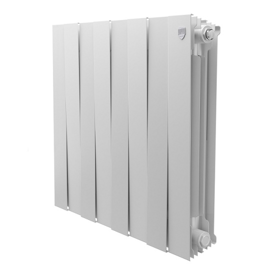Радиатор биметалл Royal Thermo PianoForte 500/Bianco Traffico (белый) секция 189 Вт 8 сек