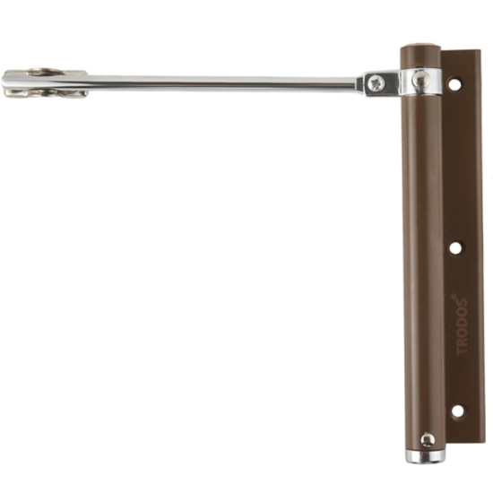 Доводчик дверной пружинный (TD-35) коричневый