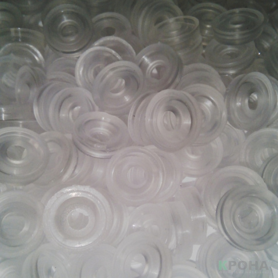 Шайба прозрачная под винт.ручки D12/4,конус, 6347