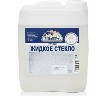Жидкое стекло 7кг/6шт Эксперт