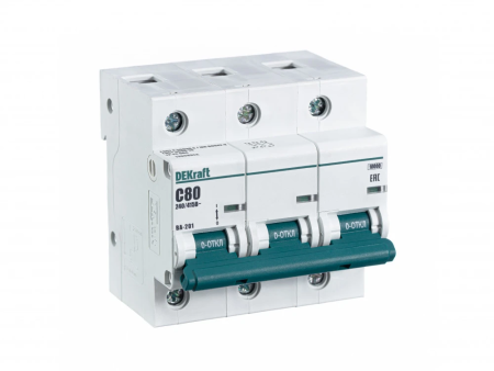 Автомат 3Р 80A  Dekraft (13008DEK)