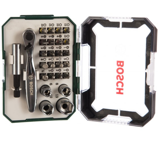 Набор насадок для винт  Bosch 26рс mini ratc (2607017322)