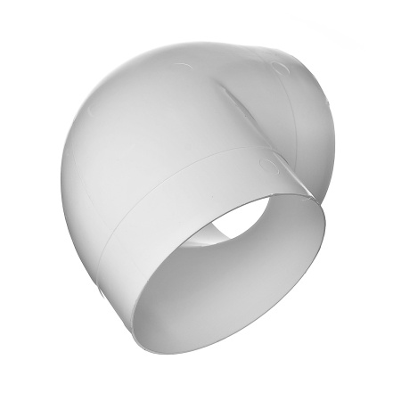 Колено круглое пласт. D160 90гр. 16ККП