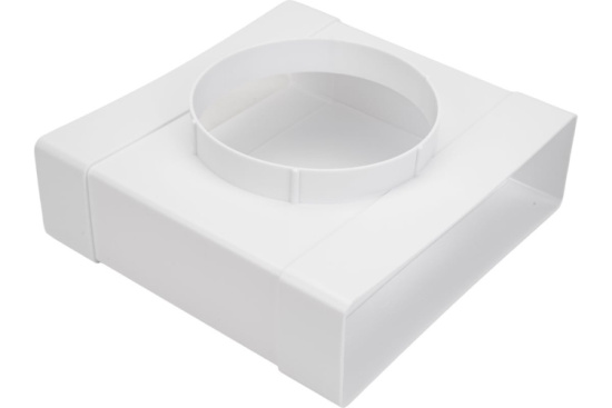 Соединитель Тобр пластик плоск воздухов 60х204 с вых на фланц воздухорасп D160 ЭРА 620ТФ16П		