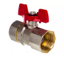 Кран шаровый RTP 3/4" г/ш бабочка PN25