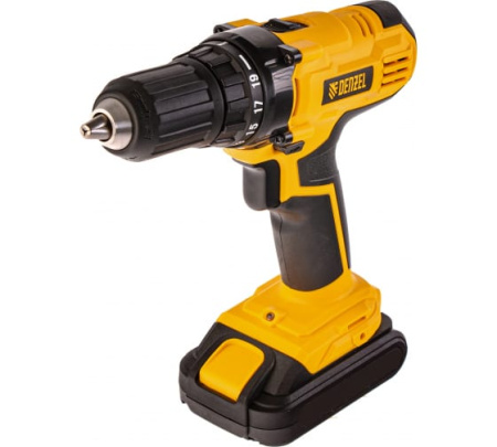 Дрель-шуруповерт аккумуляторная CDL-18-IB-02, Li-Ion, 28 В, 1 акк.// Denzel 26113