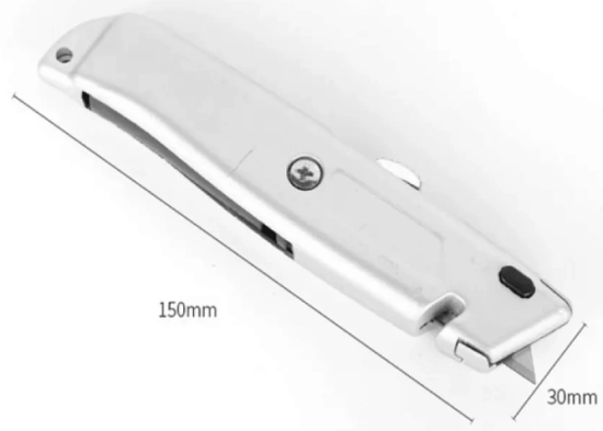 Нож 18мм. выдвижное трапециевидное лезвие LASTING TOOLS 00028