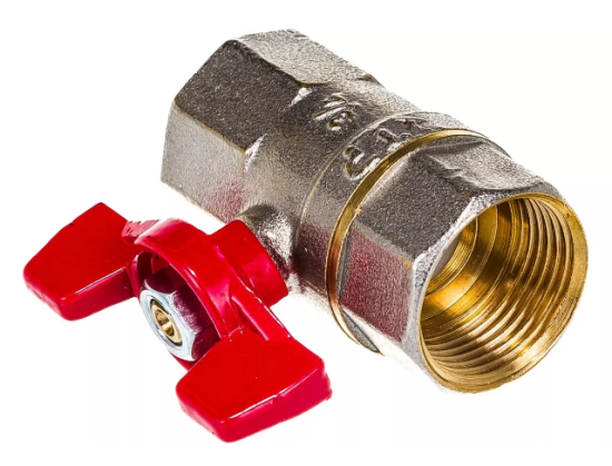 Кран шаровый RTP 3/4" г/ш бабочка PN25