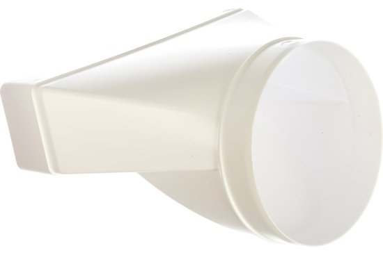 Соединитель 620СП12,5КП эксцентриковый плоского воздуховода с круглым пластик 60х204/D125 ЭРА 