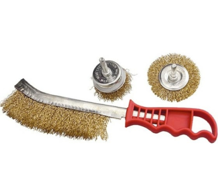 Набор щеток для дрели, 3шт.//MATRIX  74484