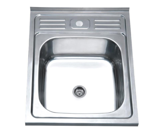 Мойка накладная.нерж.AQUATTRO 600*500*180*0,8 квадрат матовая Q10-0023