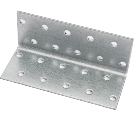 Крепежный уголок равносторонний 2,0 мм, 40х40х100