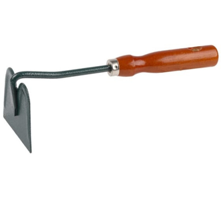 Мотыжка GRINDA, углеродистая сталь, прямое лезвие, деревян.ручка 250мм 8-421231_z01