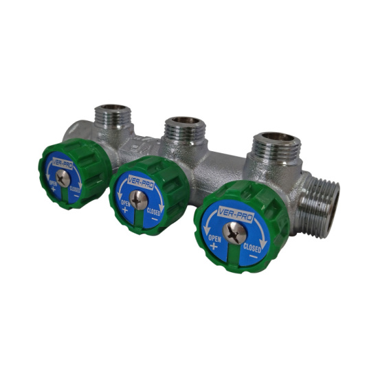 Коллектор регулировочный ZEISSLER  под Евроконус 1х3/4 3 выхода