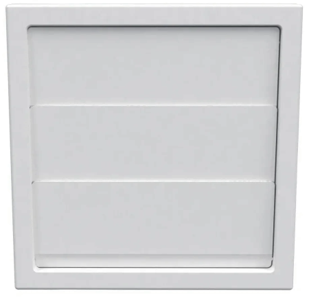 Решетка с гравитац. жалюзи 150х150 D100 1515К10Ф