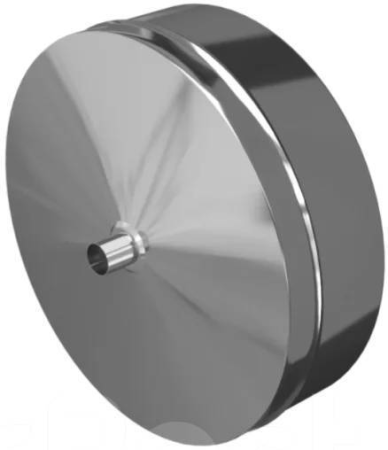 Заглушка с конденсатоотводом DN210 внутр FeFlues 21100