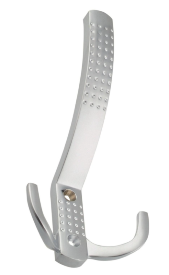 Крючок перф. 3-х рожковый серебро 04.46.07/302105