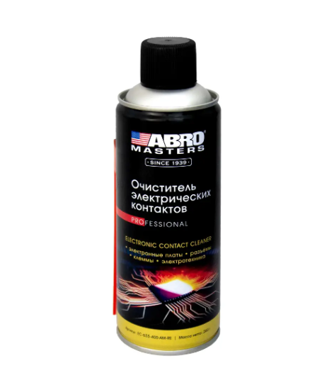 Очиститель электрических контактов (260г) ABRO EC-533-400-АМ-RE