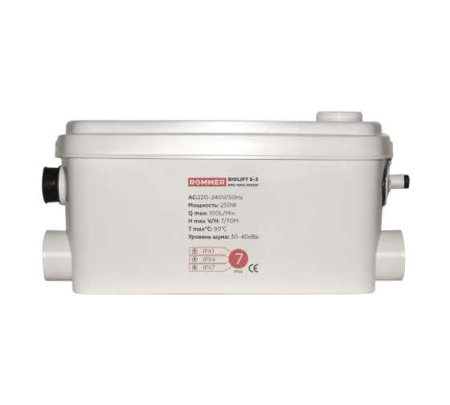 Установка дренажная ROMMER BIOLIFT S-3 h7 Q6