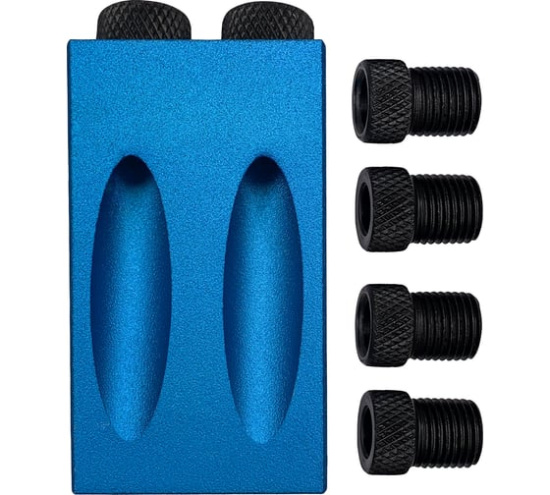 Кондуктор для сверления отверстий под косой шуруп Vertextools