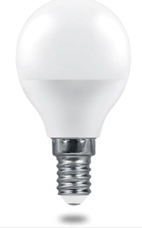 Лампа светодиодная шар LB-1407 7,5W 230V Е14 6400К OSRAM LED 38073