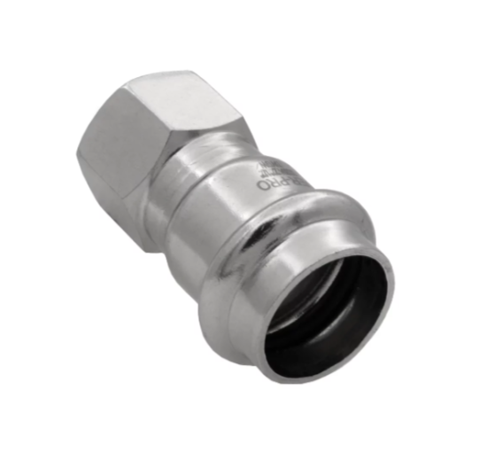 Муфта для нерж. трубы с внутр.. резьбой 22х3/4 ZTI.502.002205