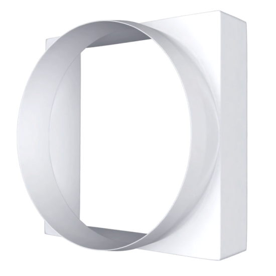 Соединитель квадрата 90х90 с круглым D100 09КВ