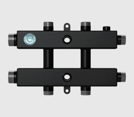 Коллектор комбинированный СЕВЕР-КМ3 черный