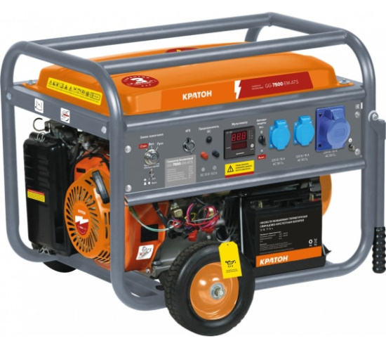Генератор бензиновый Кратон GG-7500-EM-ATS